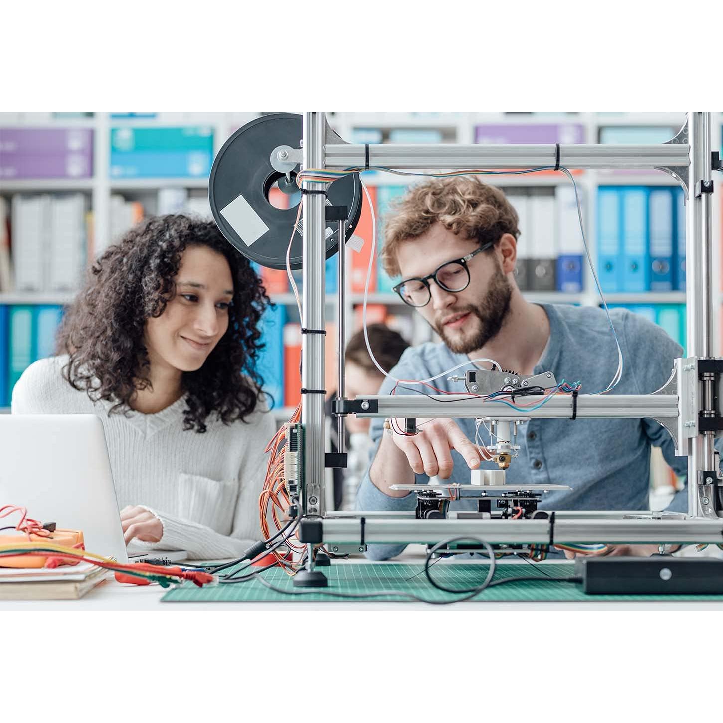 IXGNIJ 10pcs Riel Lineal Aluminio 2020 1220mm Plata