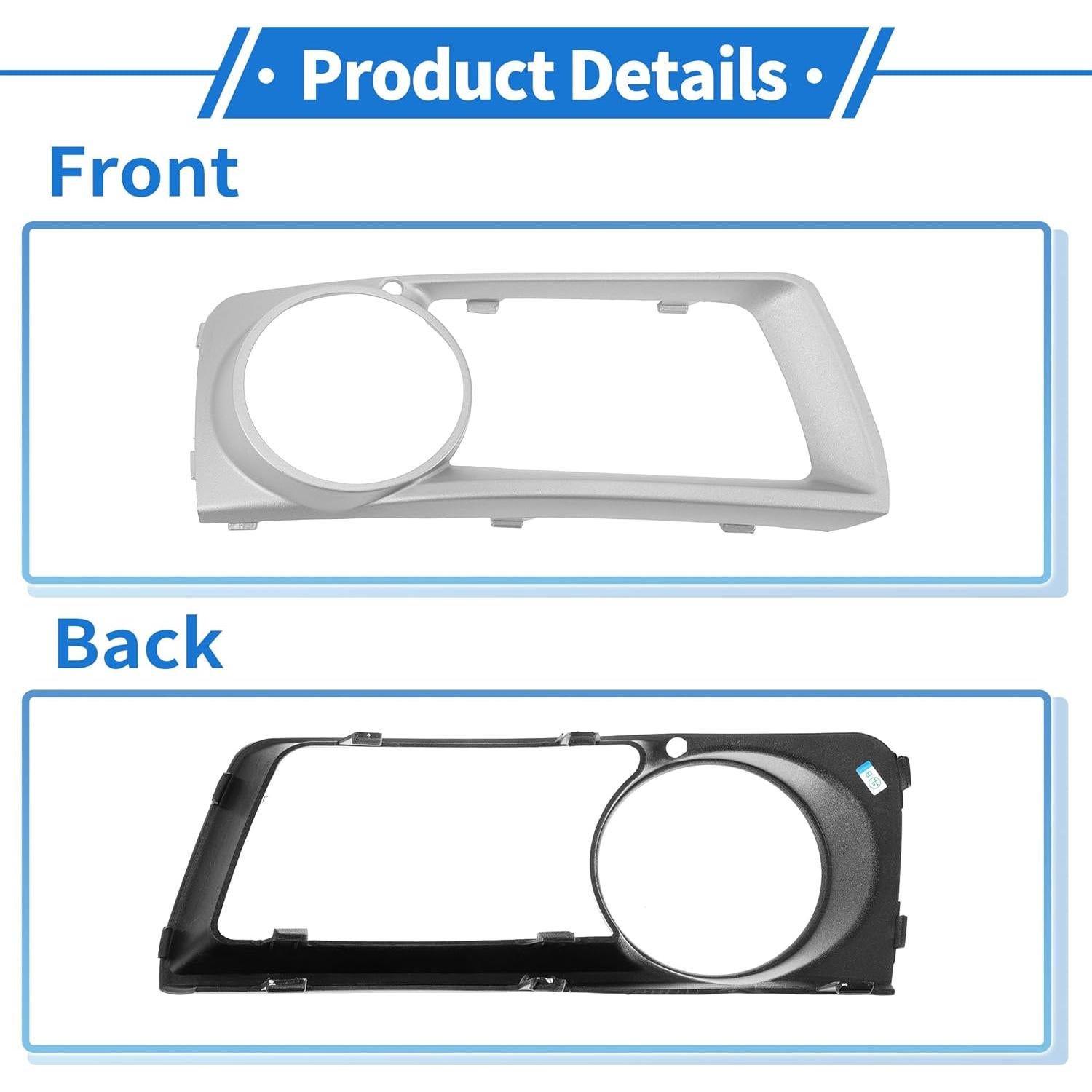 Cubierta de Rejilla Luz Antiniebla VekAuto BMW X6 2012-2014