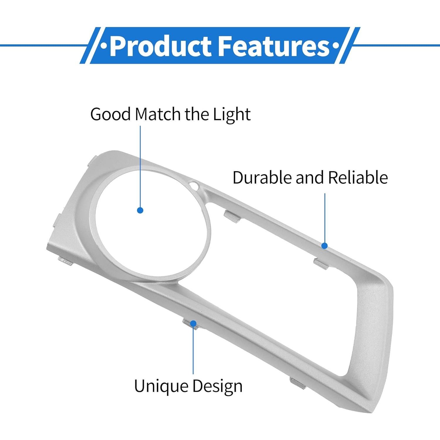 Cubierta de Rejilla Luz Antiniebla VekAuto BMW X6 2012-2014