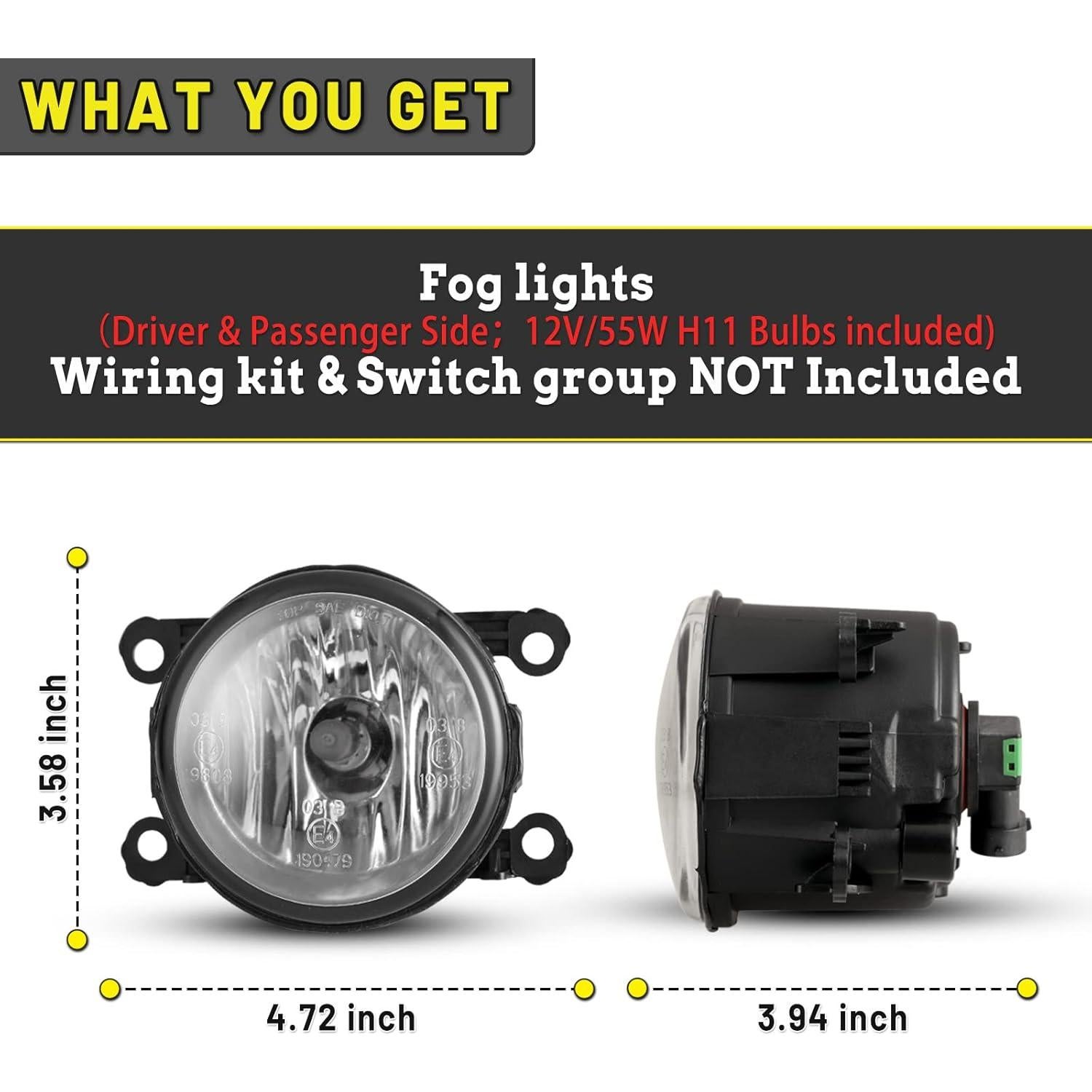 Luces Antiniebla AUTOWIKI H11 12V 55W para Subaru