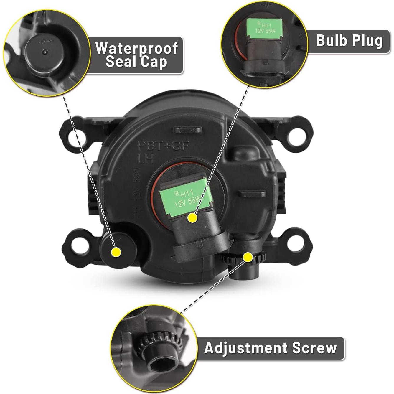 Luces Antiniebla AUTOWIKI H11 12V 55W para Subaru