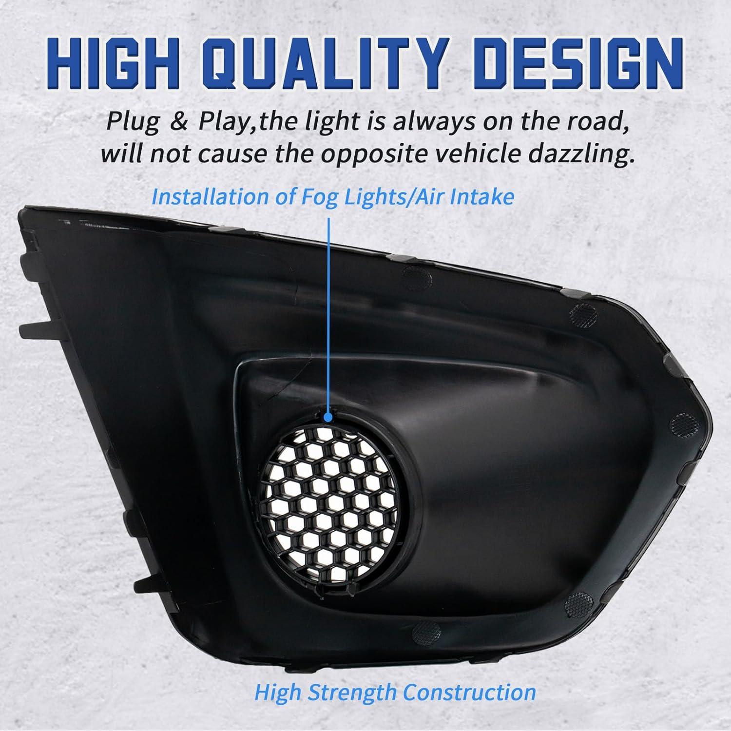 Cubierta de luz antiniebla VPIMOZO para Subaru Impreza 2012-2014