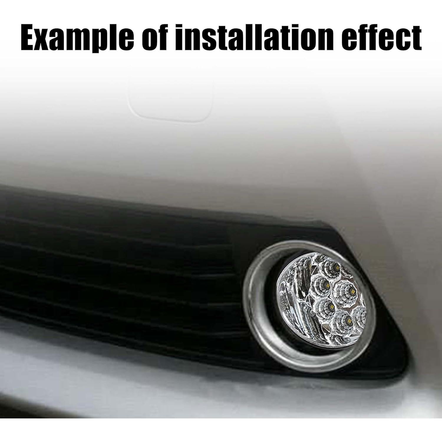 Conjunto de Faros Antiniebla LED WFHQSM Izquierda y Derecha 55W