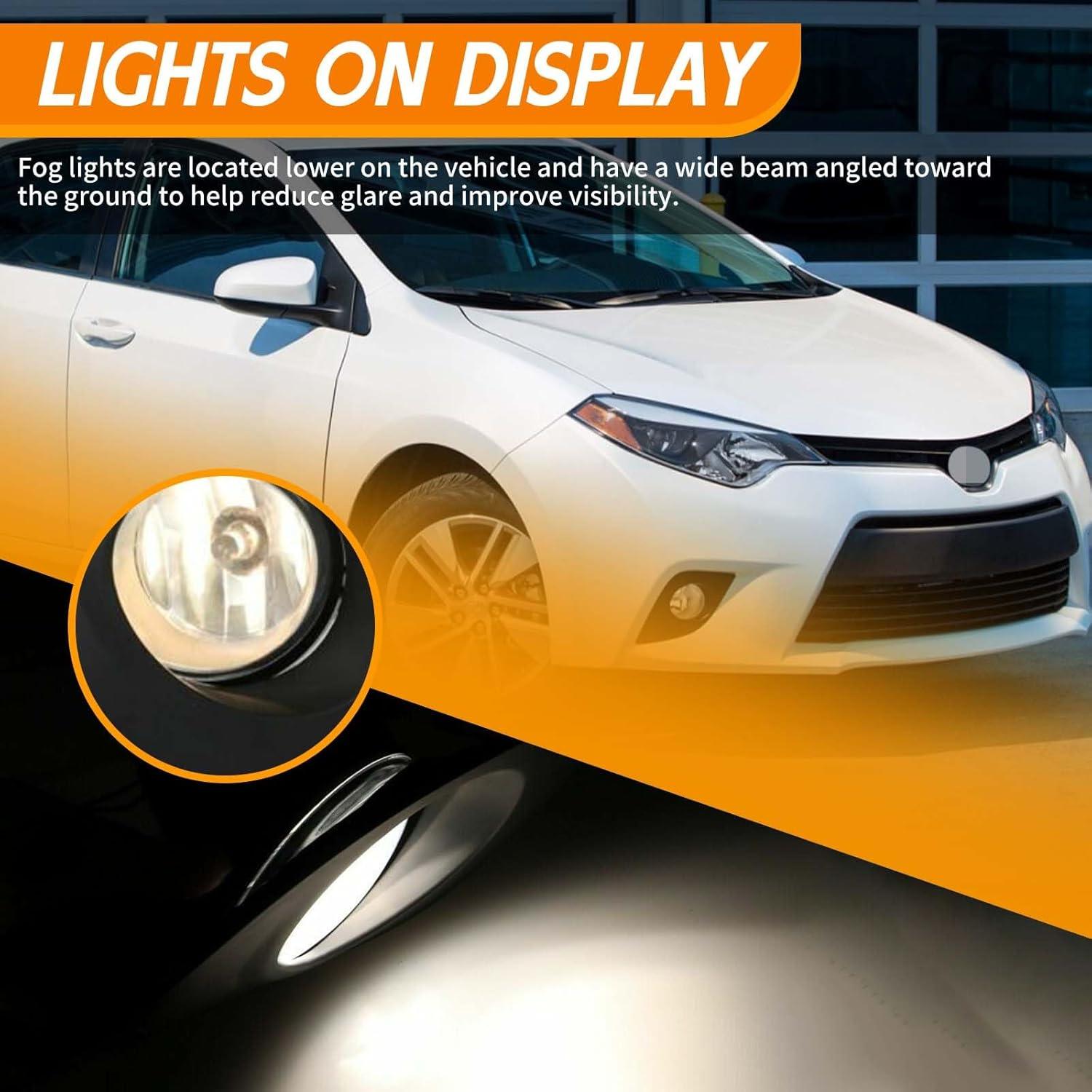 Kit de Luces de Niebla YLT AUTO para Toyota Corolla 2014-2016
