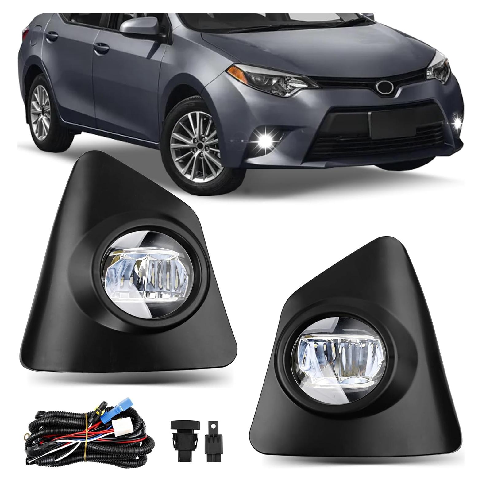 Luces Antiniebla LED Misakomo para Toyota Corolla S SE 2014-2016
