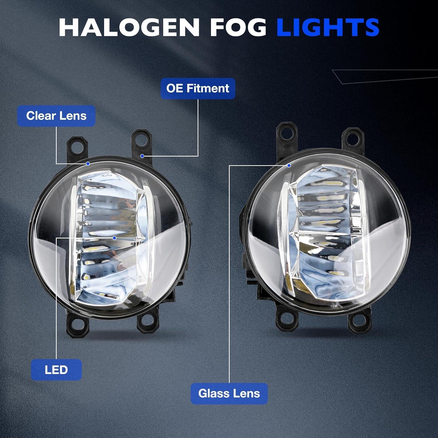 Luces Antiniebla LED Misakomo para Toyota Corolla S SE 2014-2016