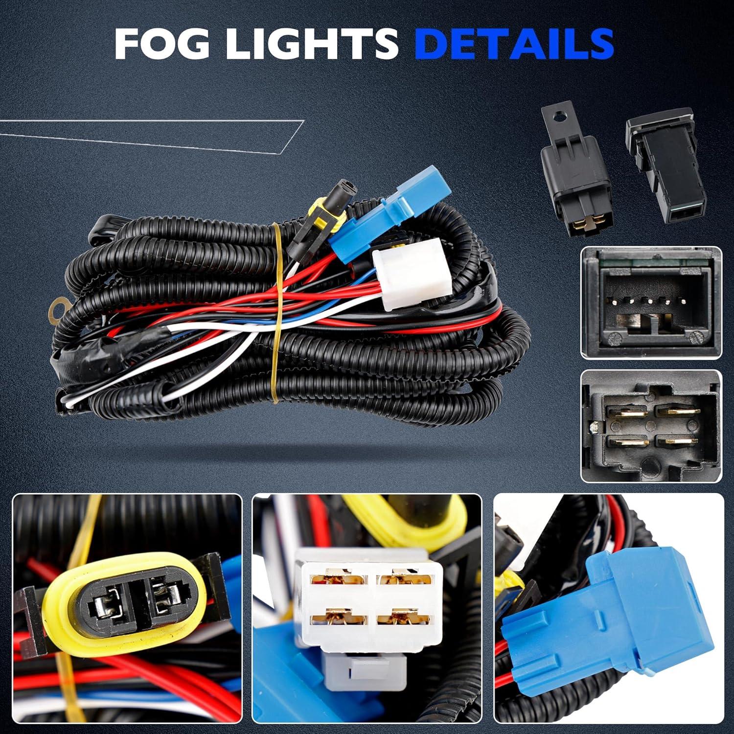 Luces Antiniebla LED Misakomo para Toyota Corolla S SE 2014-2016