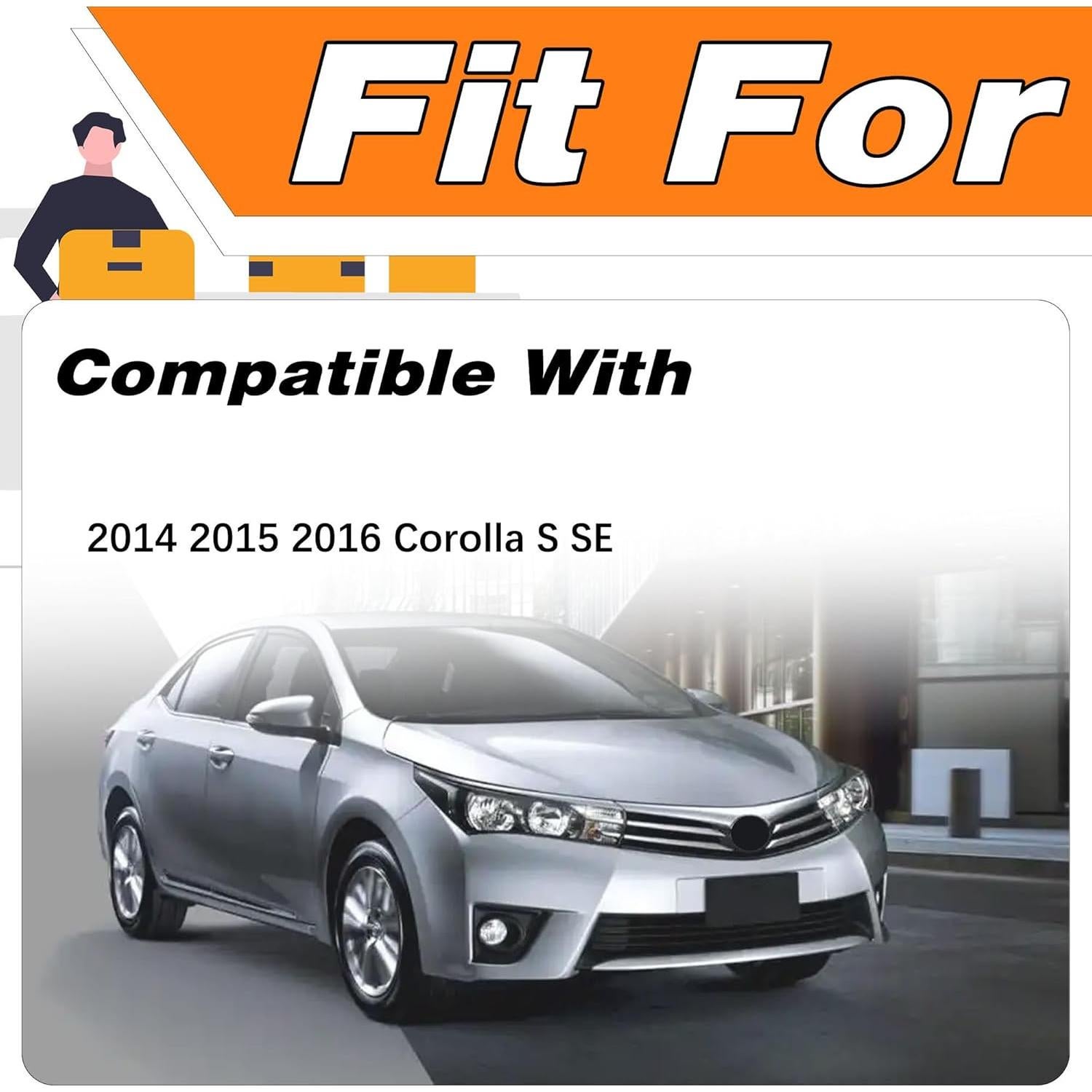 Luces Antiniebla LEVANLIGHT para Toyota Corolla 2014-2016