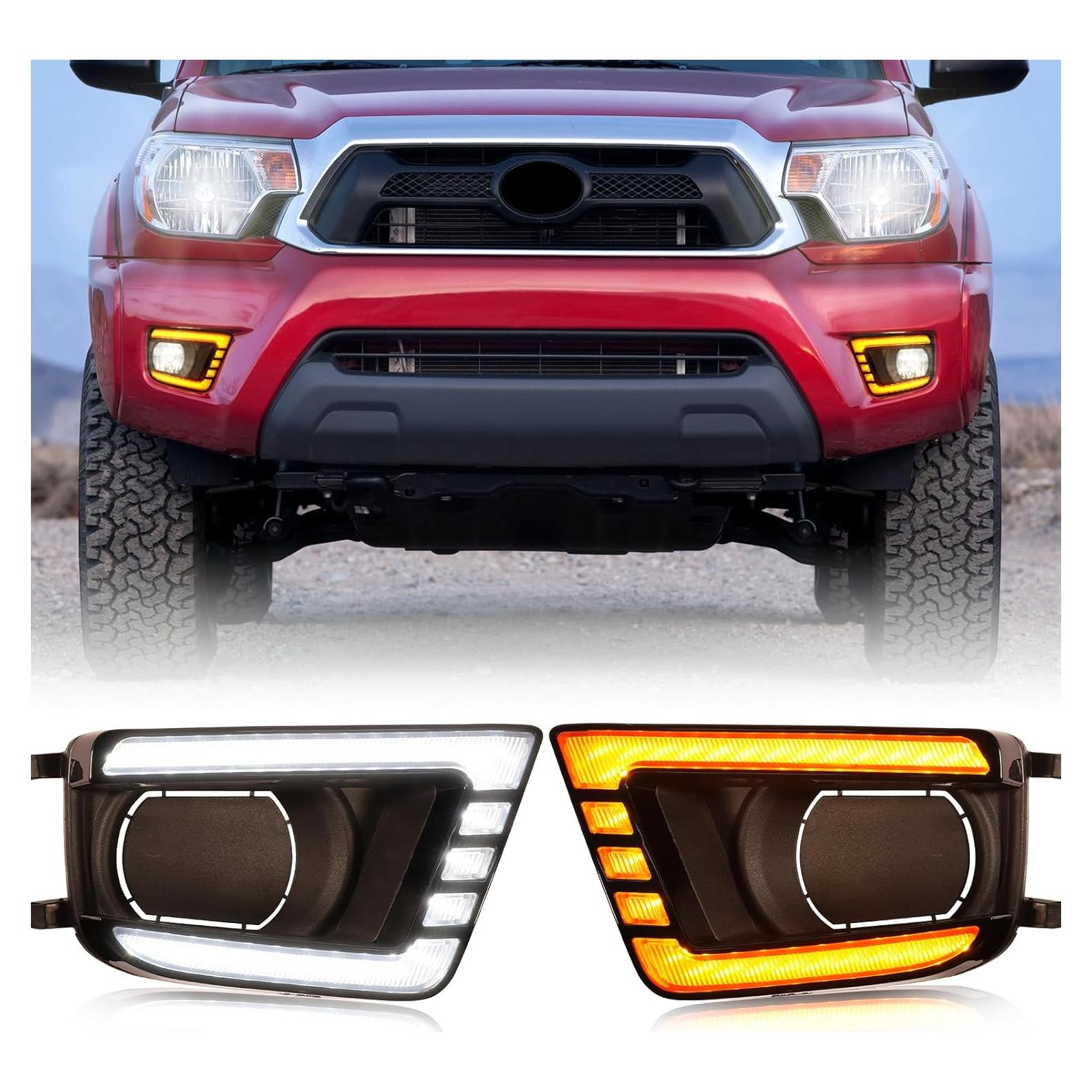 Luces LED Diurnas y Antiniebla TBHOO para Toyota Tacoma 2012-2015