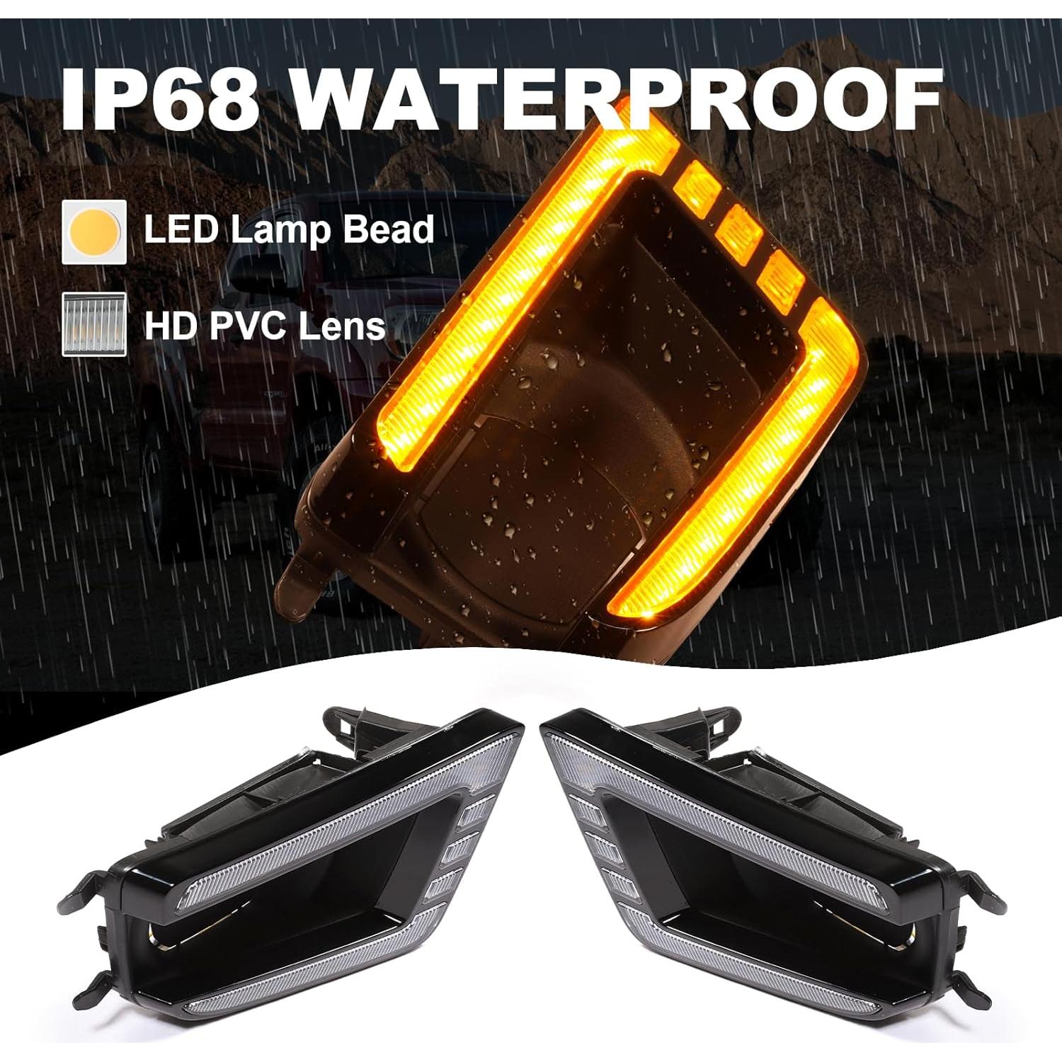 Luces LED Diurnas y Antiniebla TBHOO para Toyota Tacoma 2012-2015