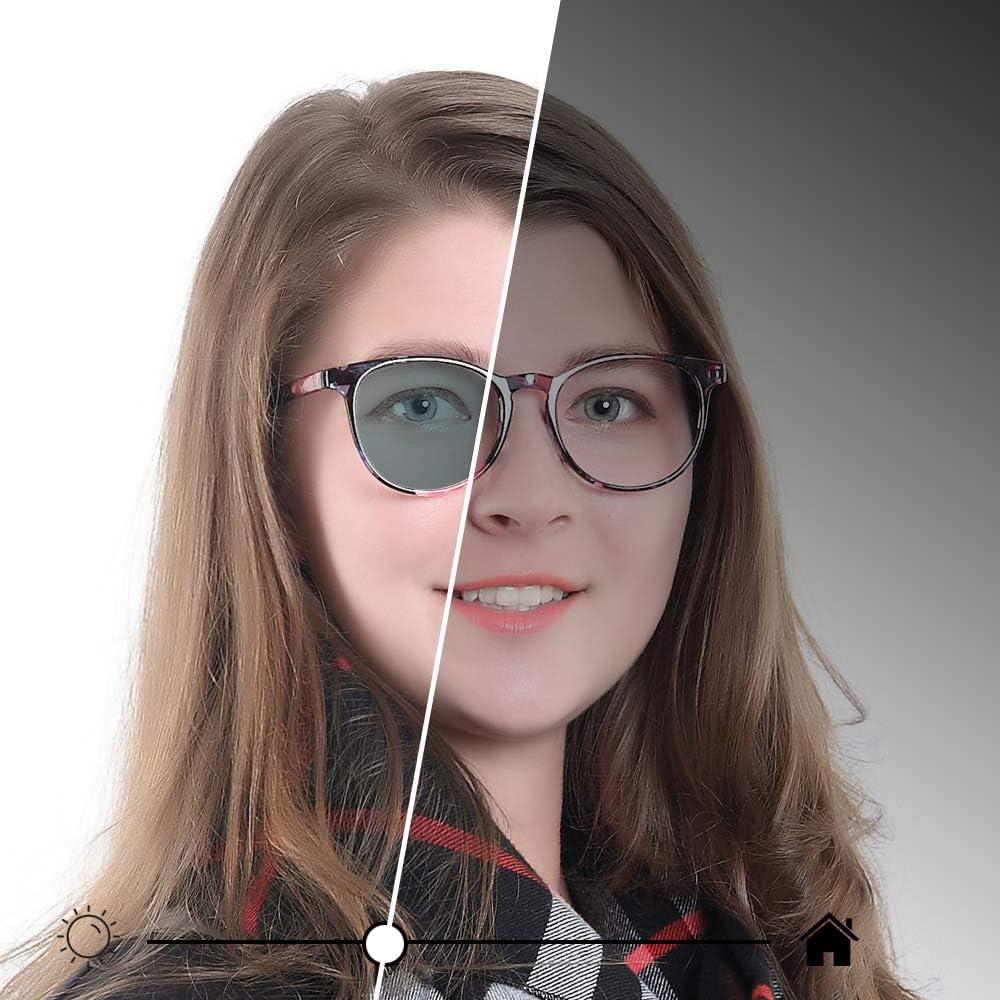 Gafas de luz azul YEIN fotocromáticas grises anti-fatiga