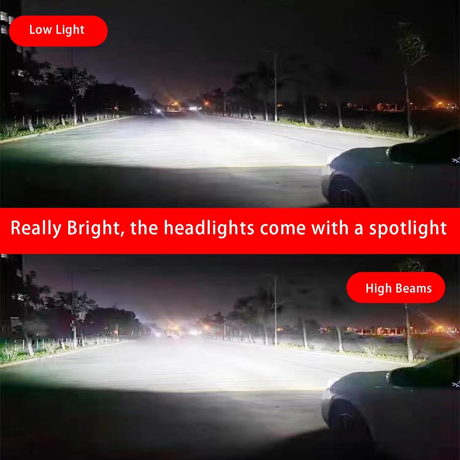 2 Bombillas LED H7 Flygun 12V 100W Luz Niebla Blanca 6500K