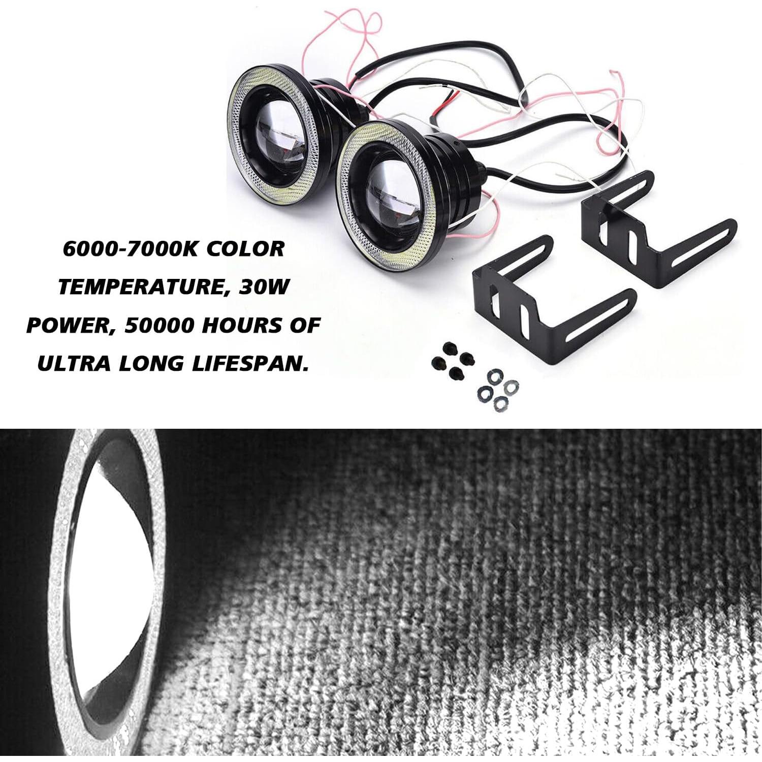 Luces de Niebla LED Hirificing Angel Eye 10W 12V 2 Piezas