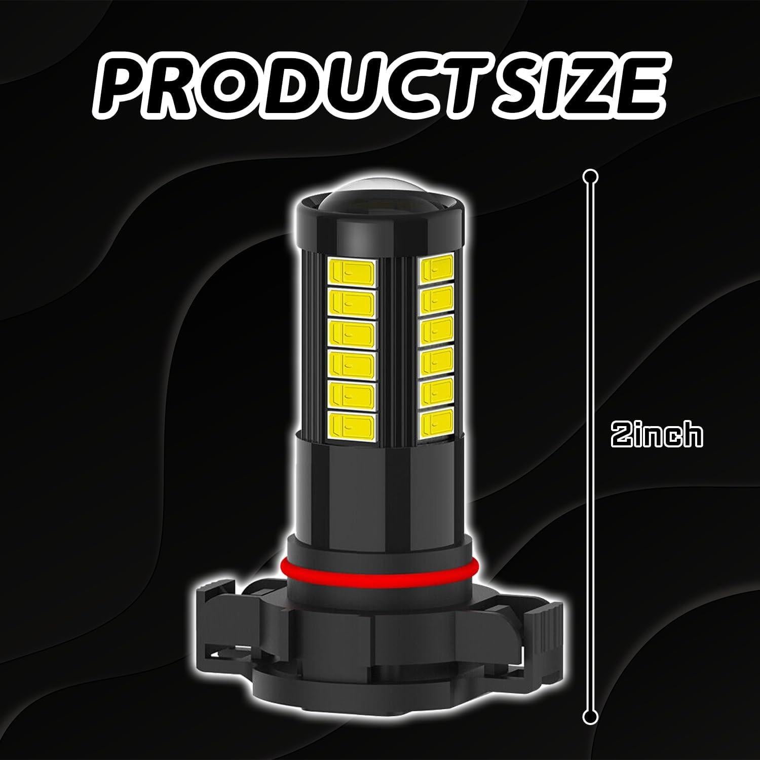 Bombillas LED Antiniebla Hirificing H16 12V 6500K 360° 10W