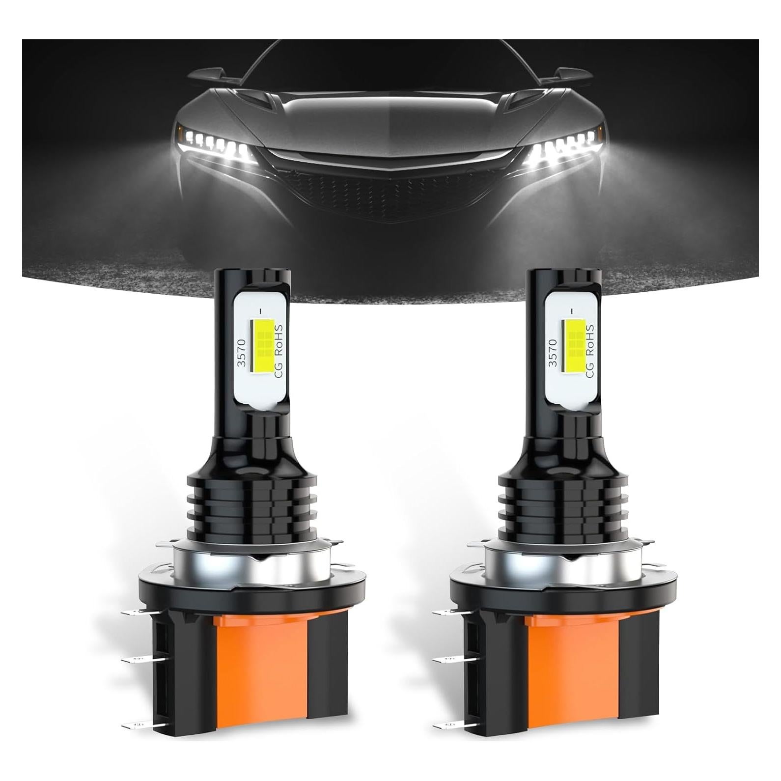 Bombillas Antiniebla H15 Yumfugu 6000K 4000LM 2 Pcs