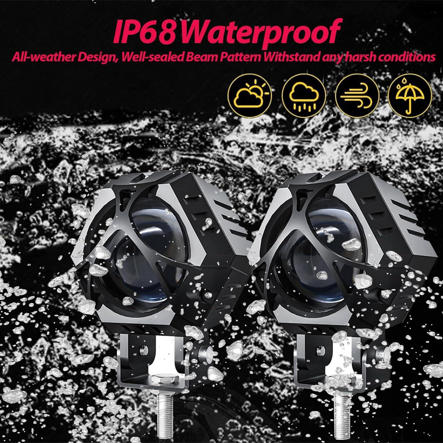 Luces LED KXGTY SD-012-GY 70W Impermeables para Vehículos