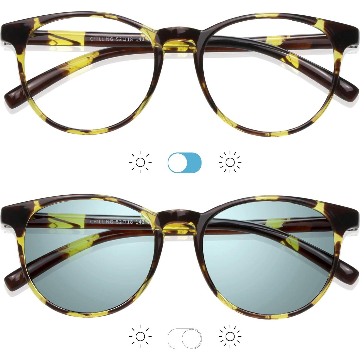 Gafas bloqueadoras luz azul YEIN fotocromáticas grises