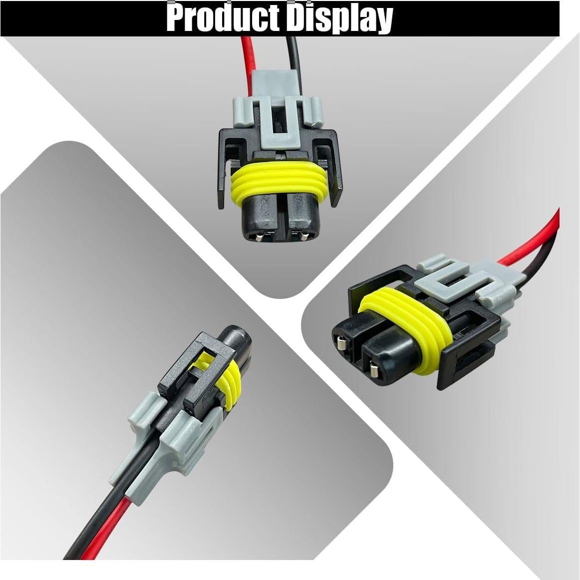 Conector de Arnés de Luz Antiniebla GLSOWEE H8/H9/H11 2PCS