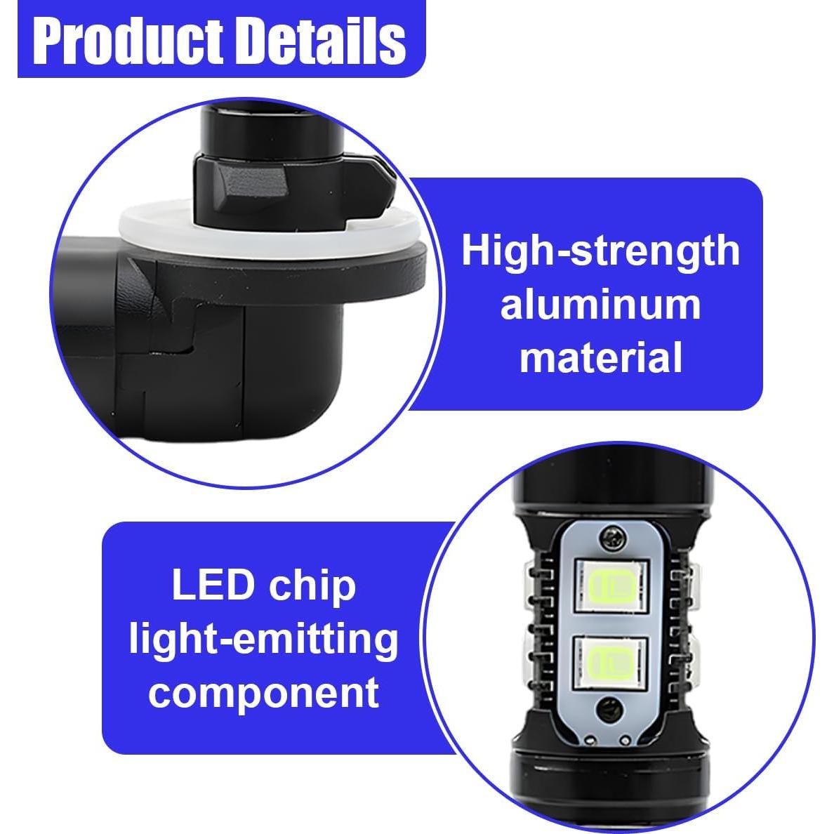 Bombillas de Niebla LED YoRise 881 Azul Hielo 50W 750LM