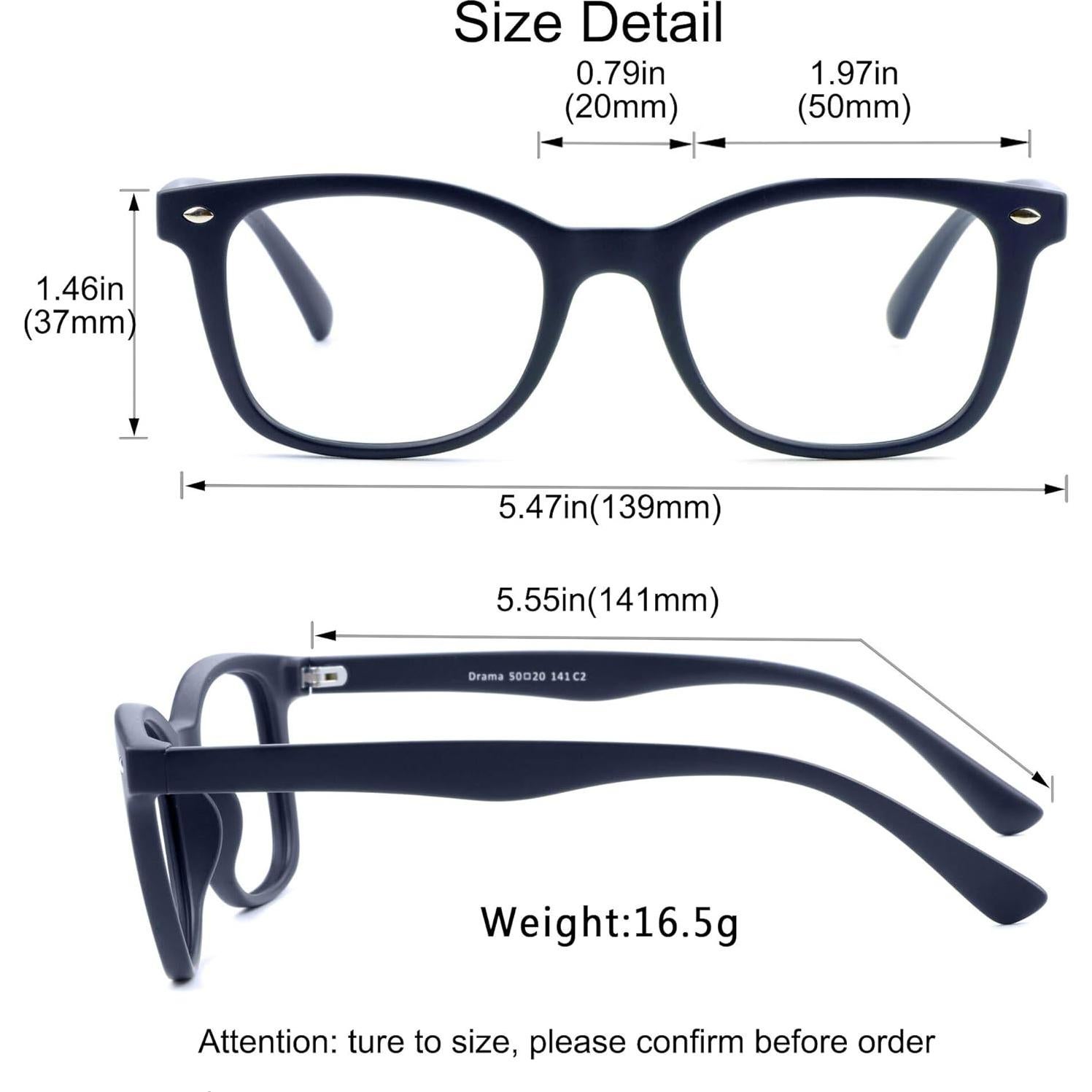 Gafas bloqueadoras luz azul YEIN Drama +1.25 unisex