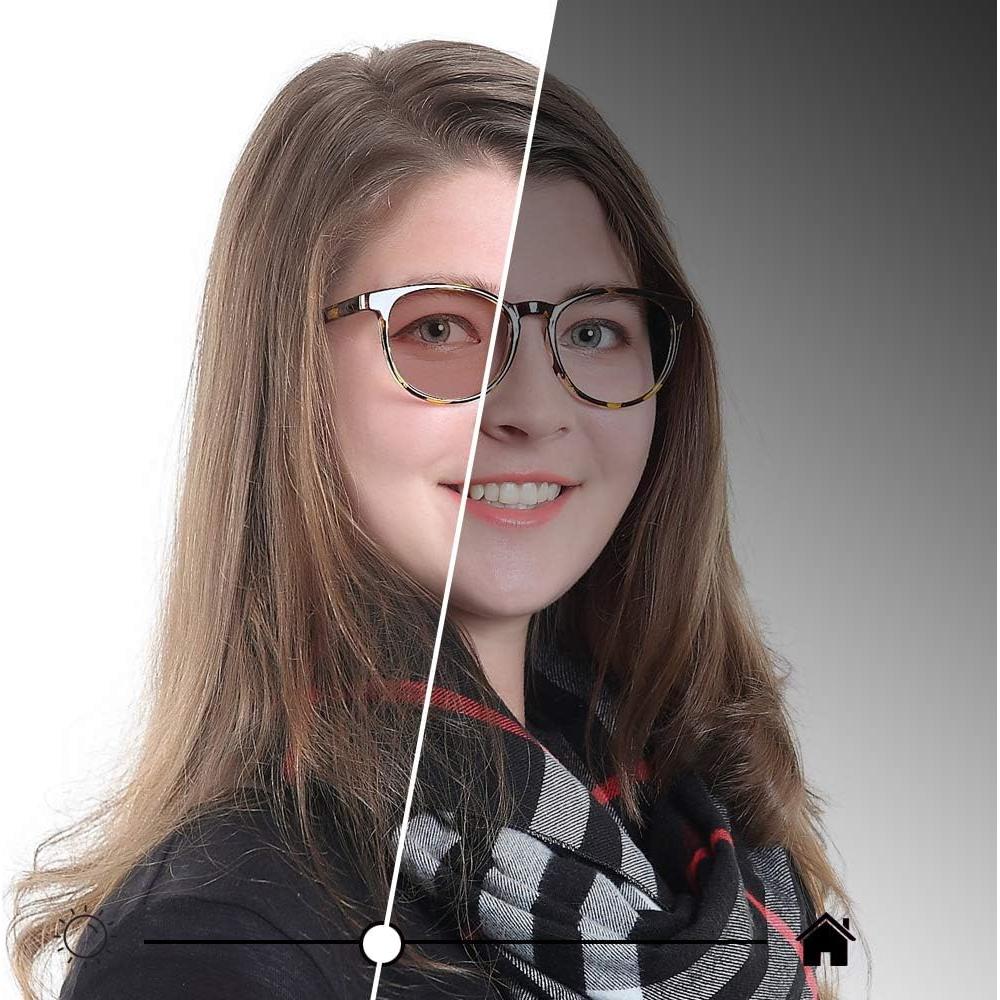 Gafas bloqueadoras luz azul YEIN Chilling marrón 2.0x