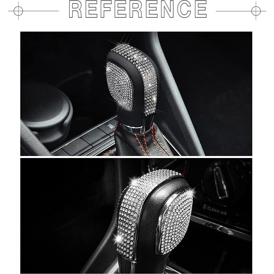 Cubiertas de Pomo de Cambio 1797 para VW Jetta Passat Tiguan Plata - 3 Piezas