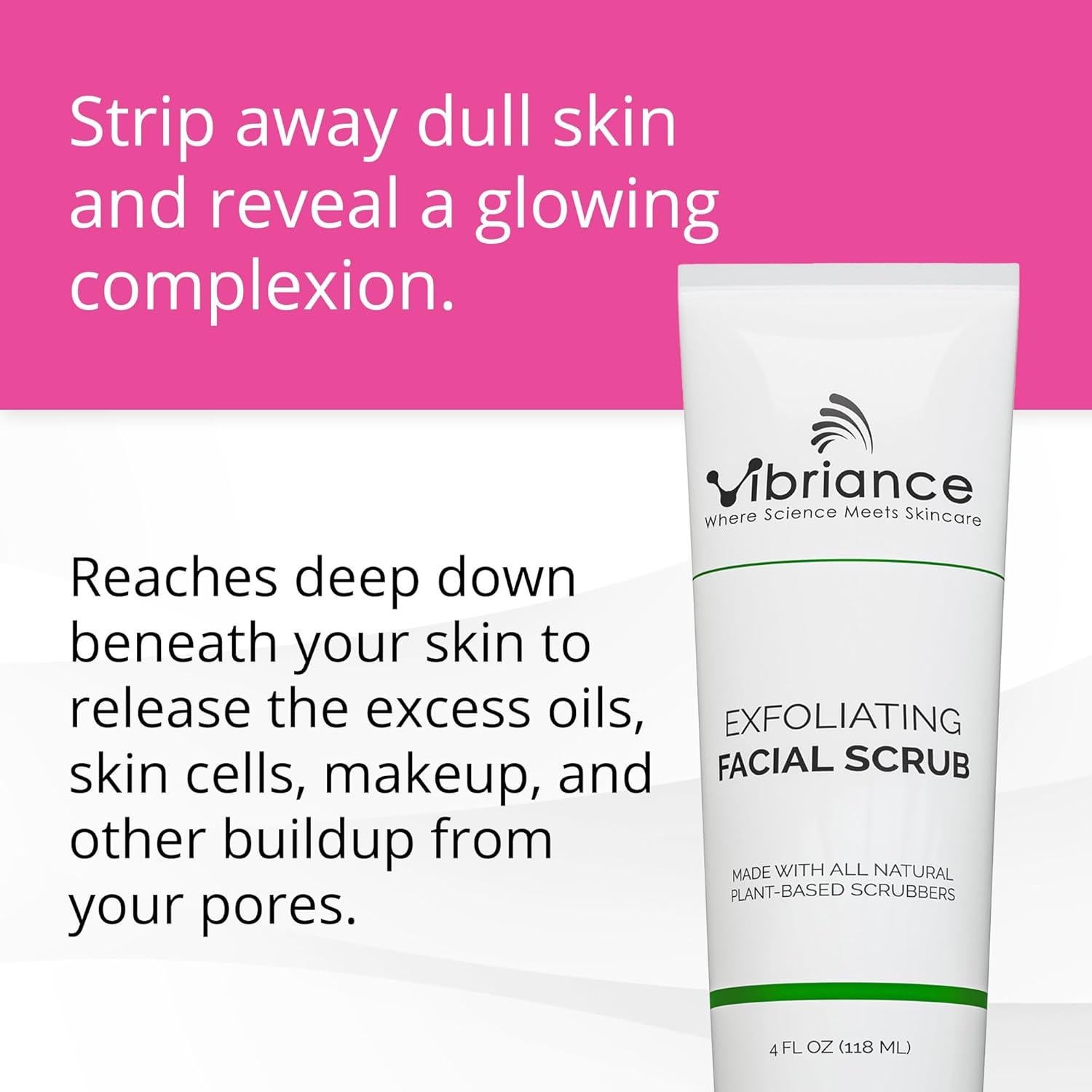 Exfoliante Facial Vibriance 118 ml Suave y Natural