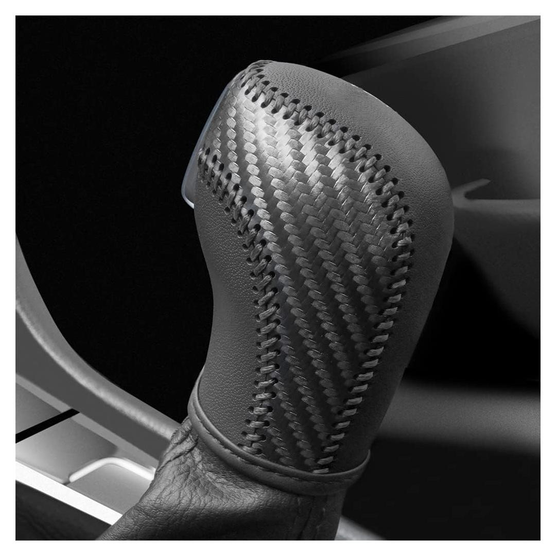 Cubierta de palanca de cambios de cuero JIECHEN para VW 2011-2019