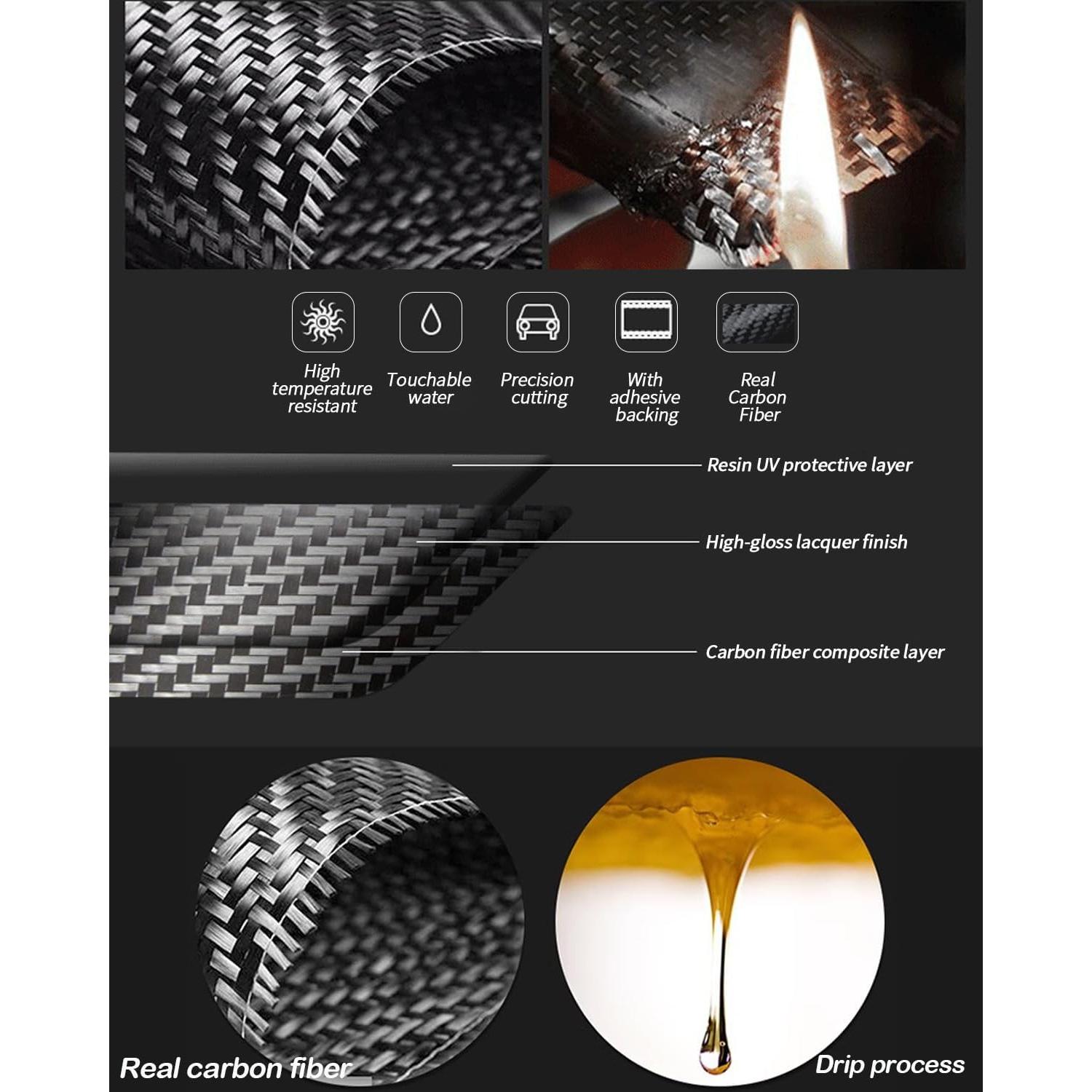 Cubierta de panel cambiador fibra de carbono YOKOOHITECH VW Golf 6