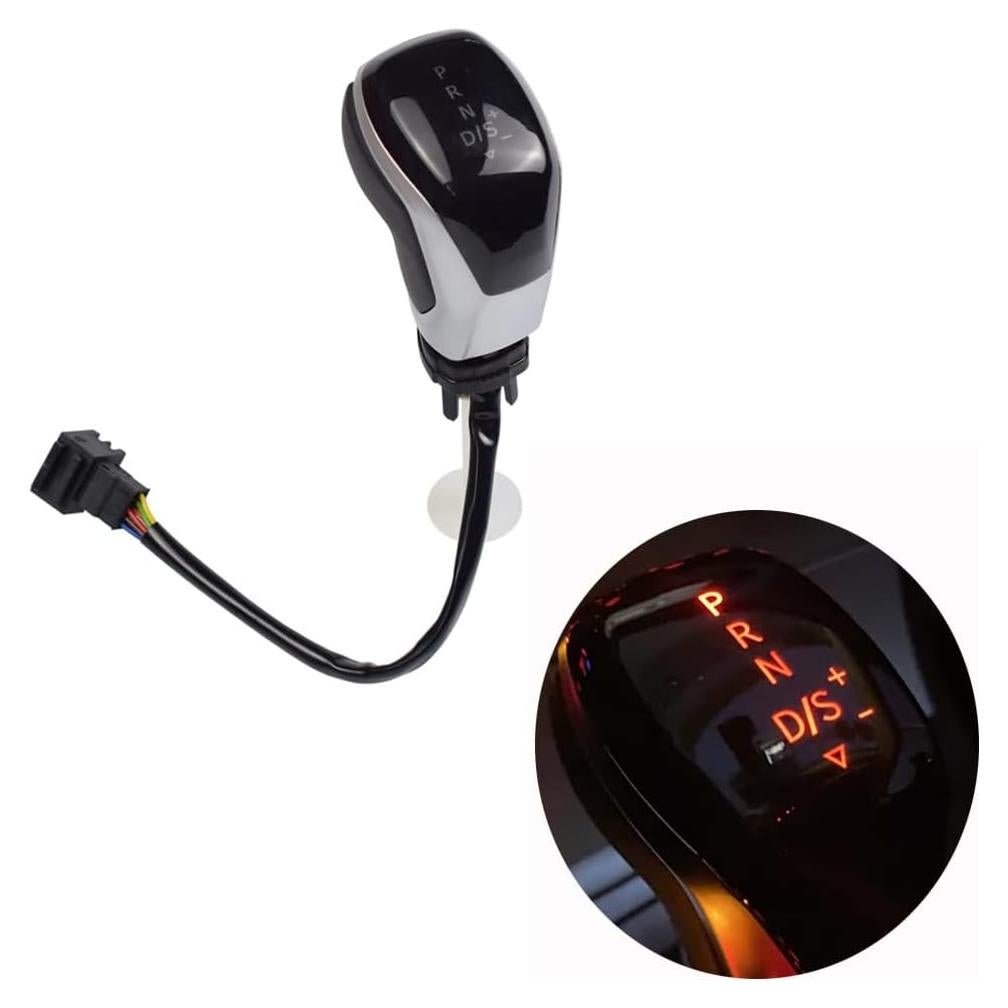 Perilla de Cambio Automático Hacreyatu LED Roja para VW