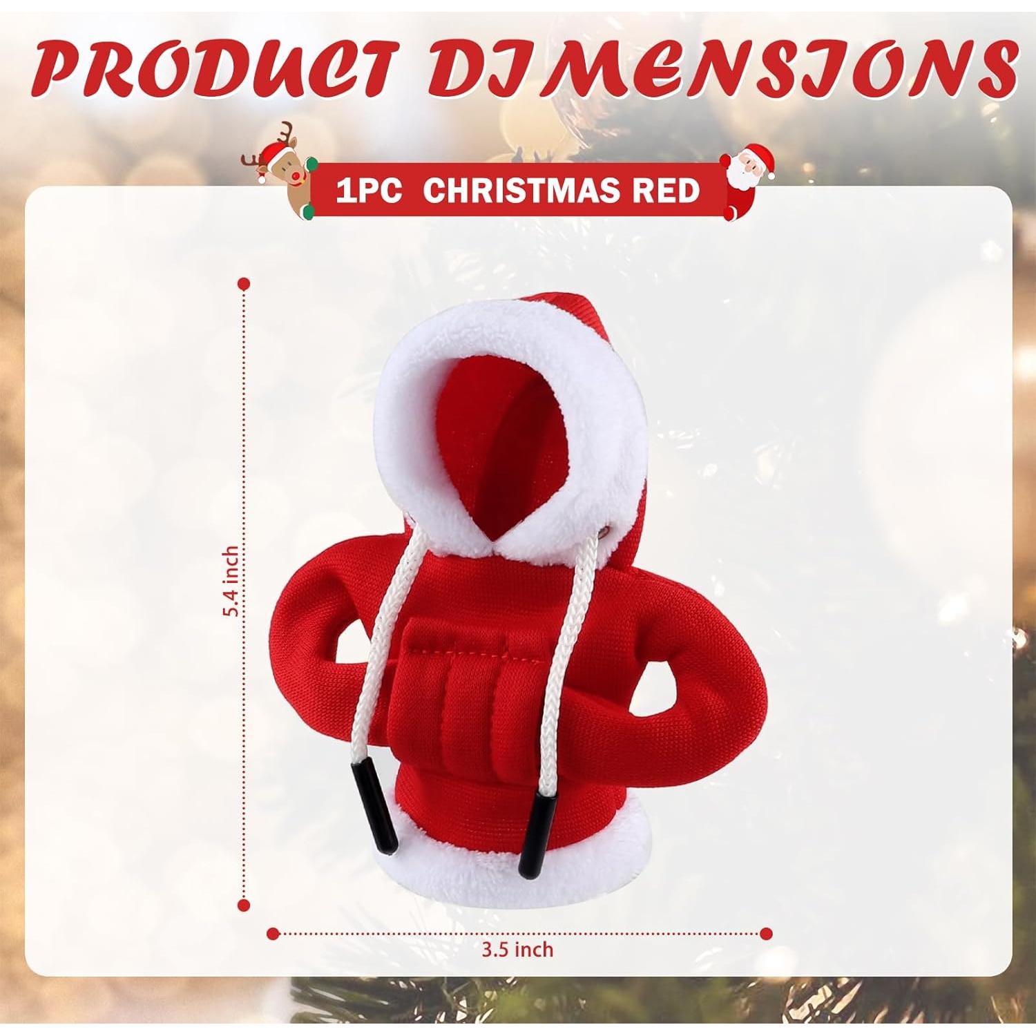 Cubierta de Palanca de Cambios Figpade Navidad Rojo 13.7x8.9 cm