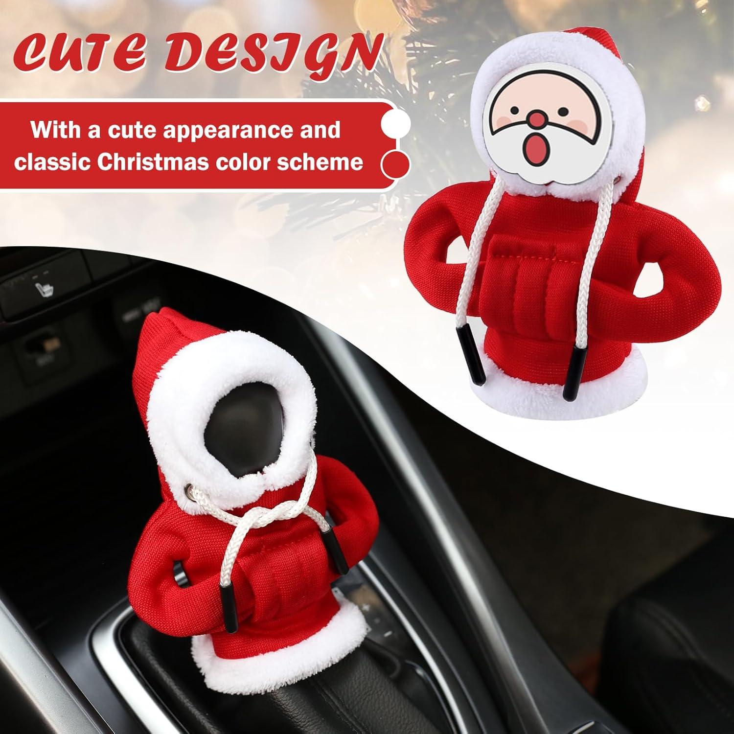 Cubierta de Palanca de Cambios Figpade Navidad Rojo 13.7x8.9 cm