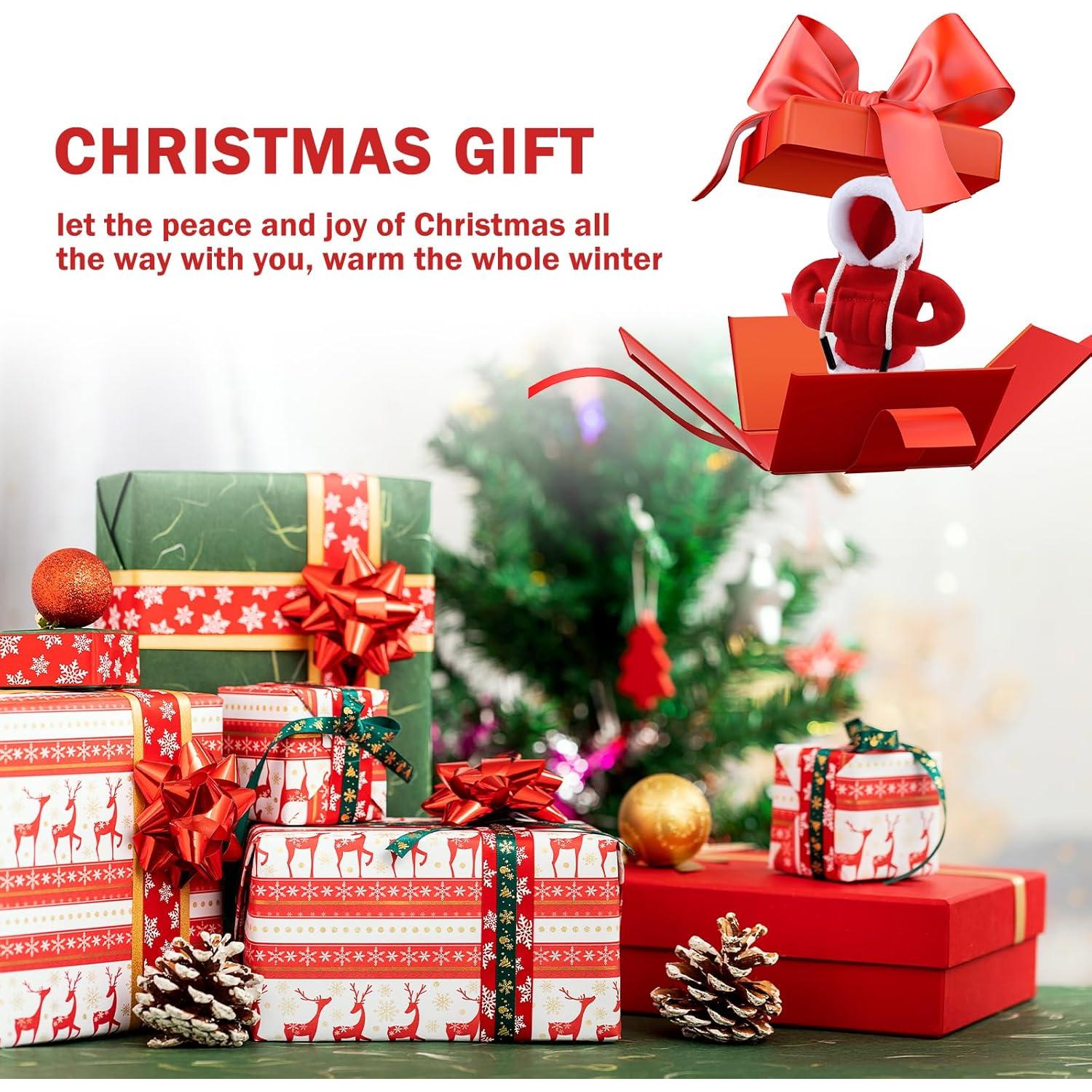 Cubierta de Palanca de Cambios Figpade Navidad Rojo 13.7x8.9 cm