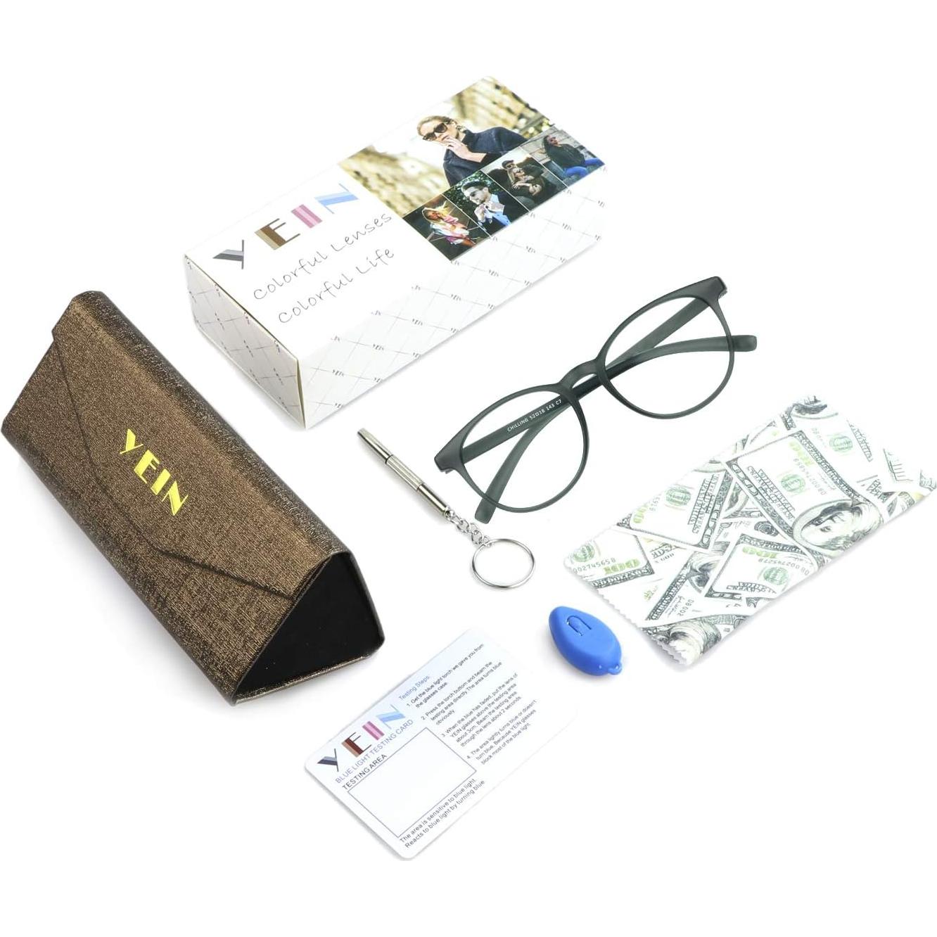 Gafas bloqueadoras luz azul YEIN Chilling gris mate 0.75x