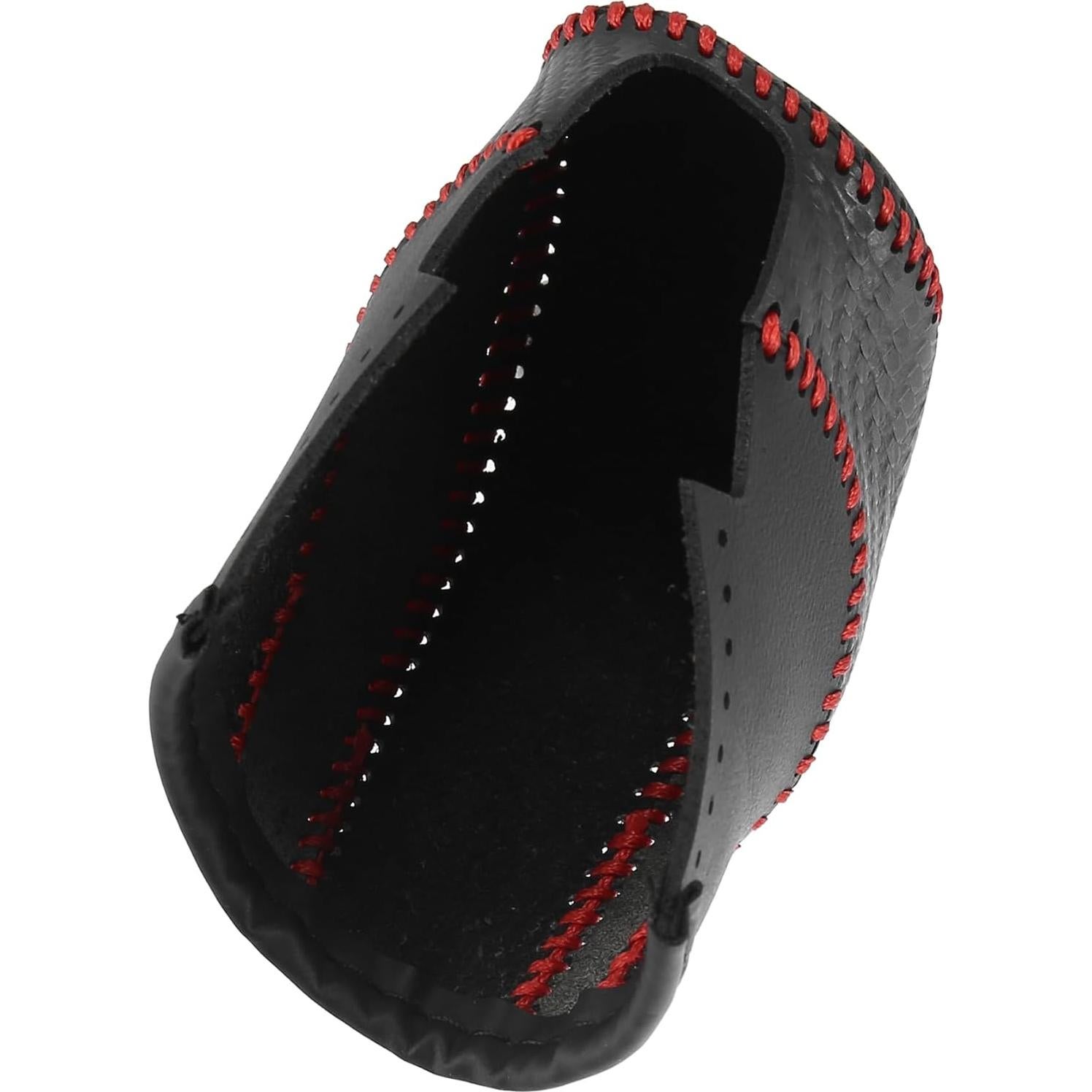 Cubierta de Palanca de Cambios X AUTOHAUX Cuero Sintético Rojo