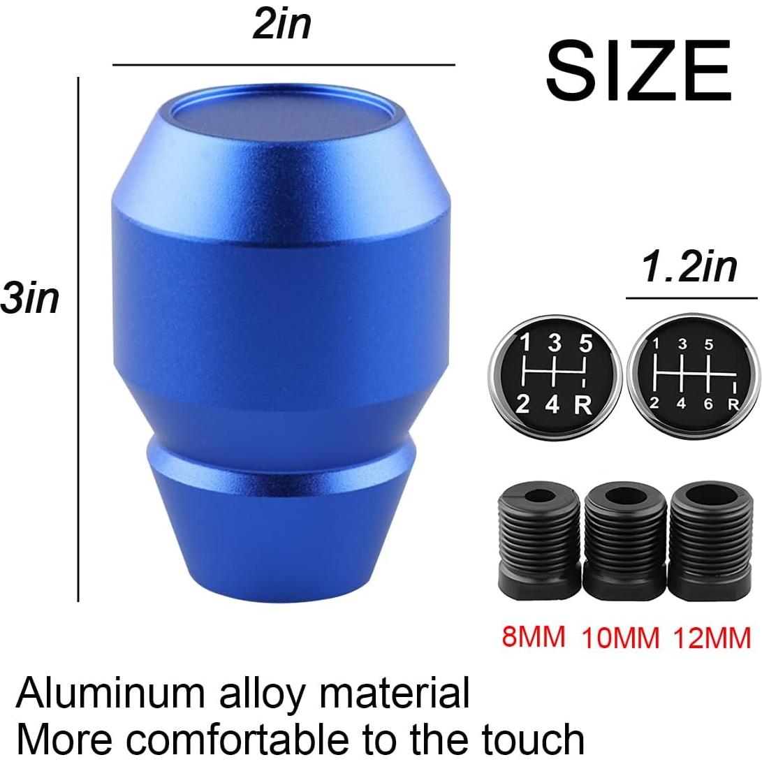 Perilla de Cambio Zpana Azul para Auto Manual y Automático