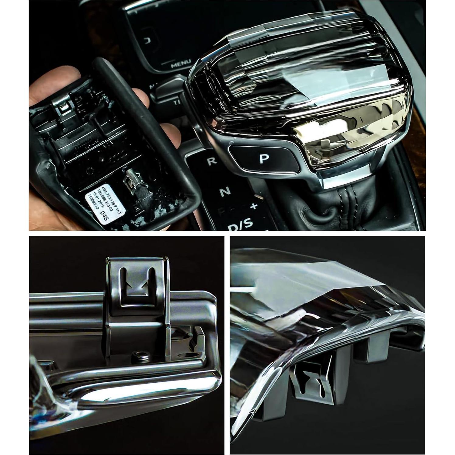 Cubierta de Perilla de Cambio de Cristal Egreat para Audi A4/A5/S4/S5/Q5/Q7
