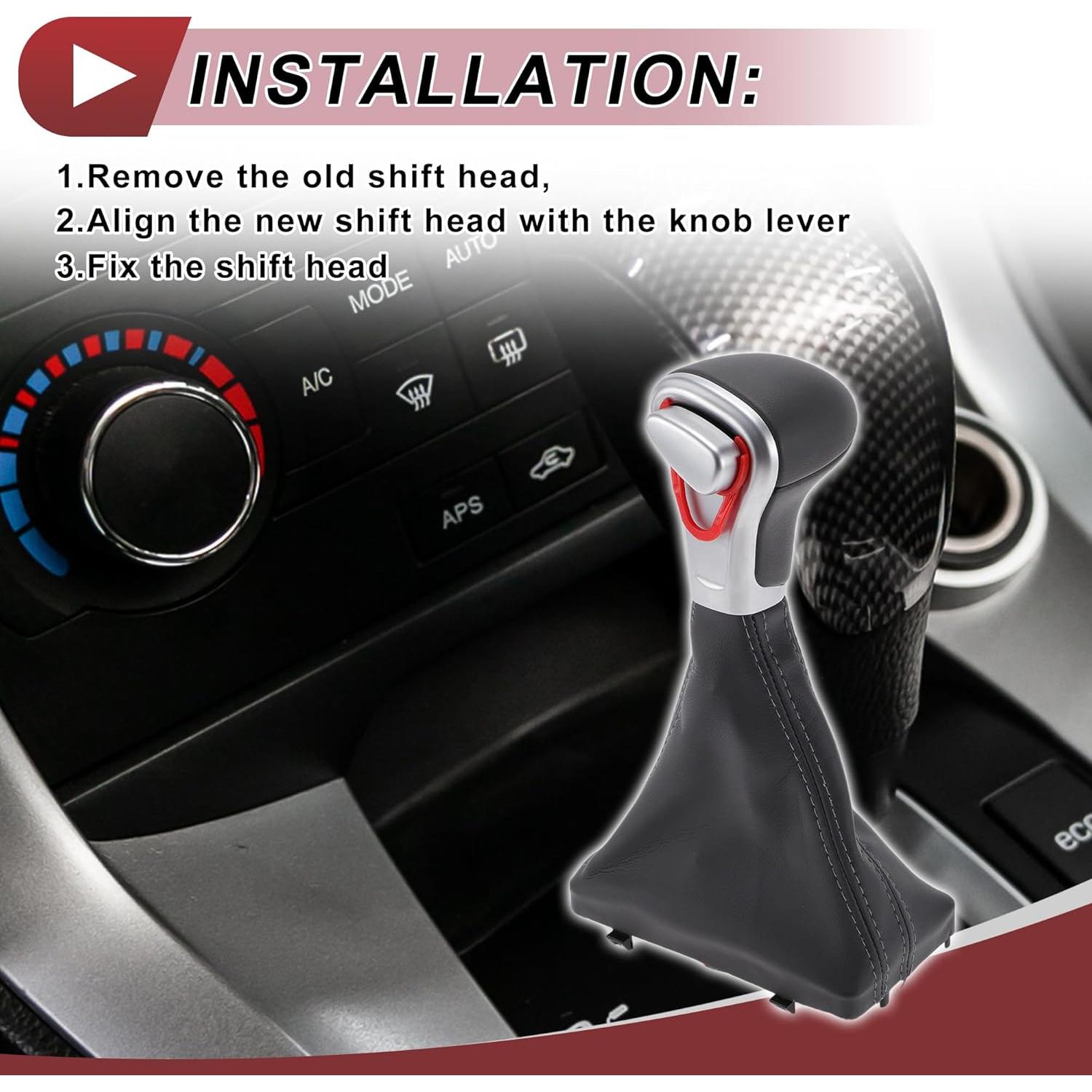 Perilla de Cambios Automática HEROFFIX Gris para Audi A4 2009-2014