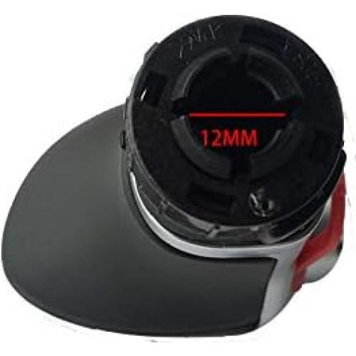 Cubierta de cuero para pomo de cambio Audi A3 A4 A5 A6 Q5 - Negro