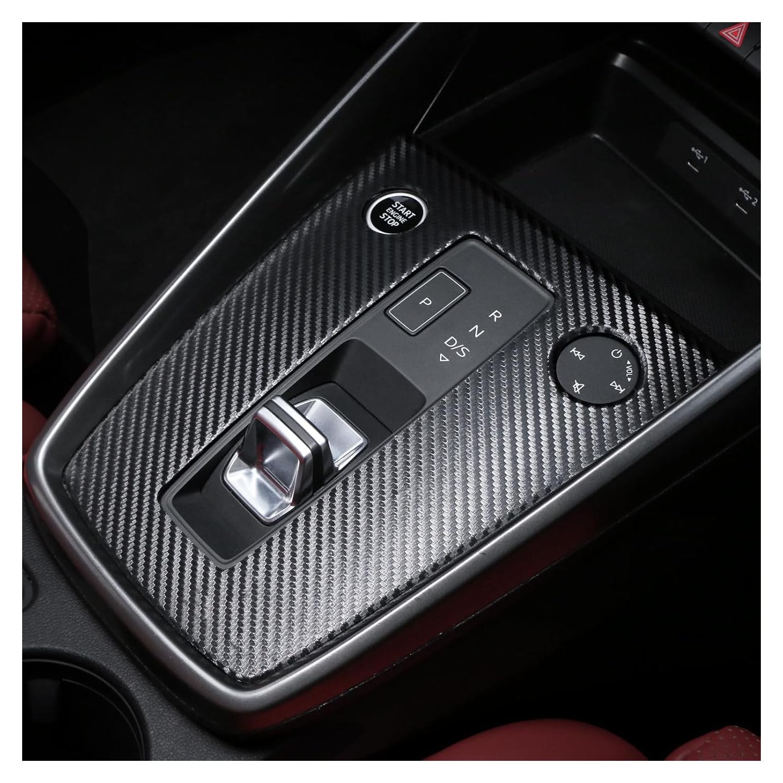 Cubierta Panel Cambio Marchas Audi A3 2021-2025 BETTERHUMZ Carbono