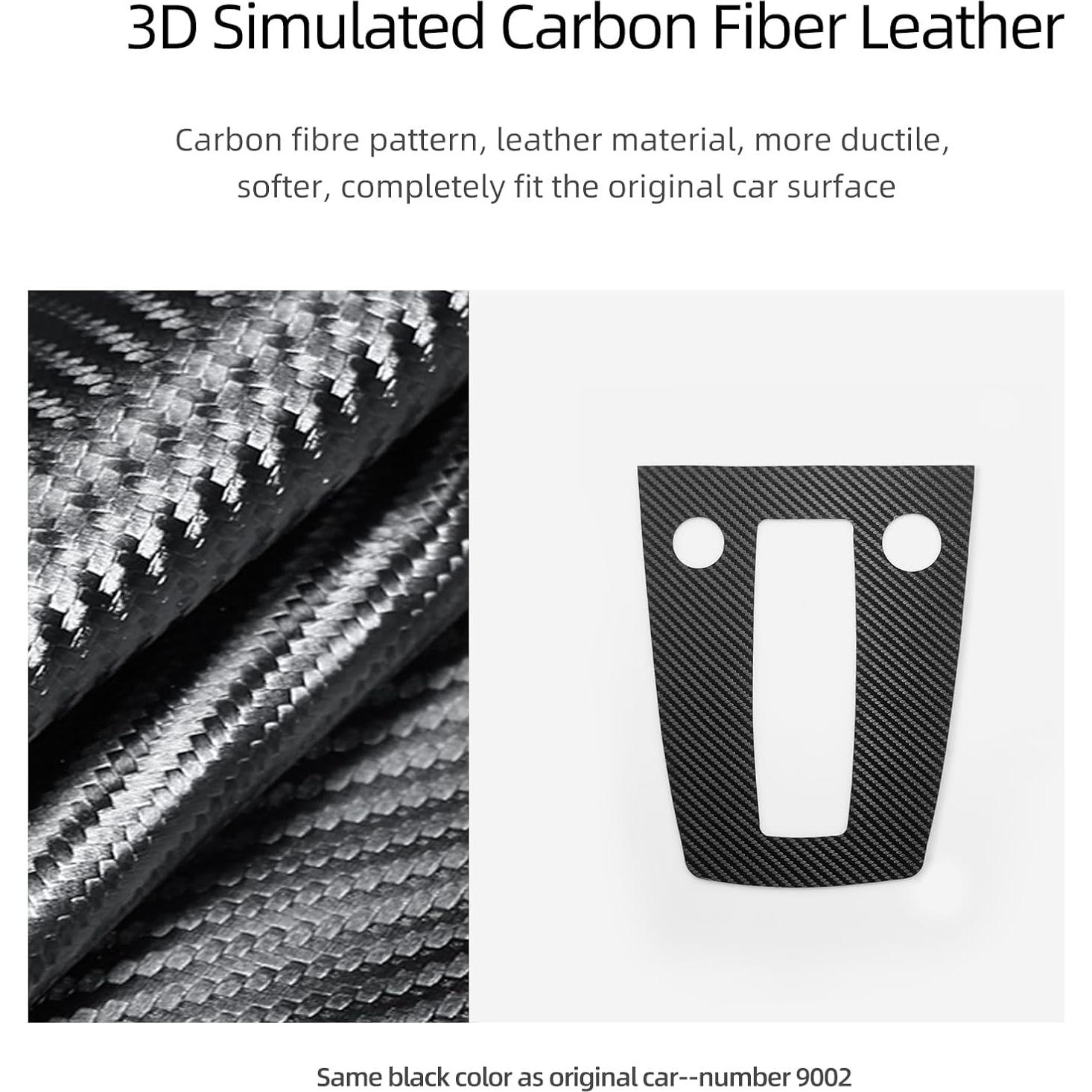 Cubierta Panel Cambio Marchas Audi A3 2021-2025 BETTERHUMZ Carbono