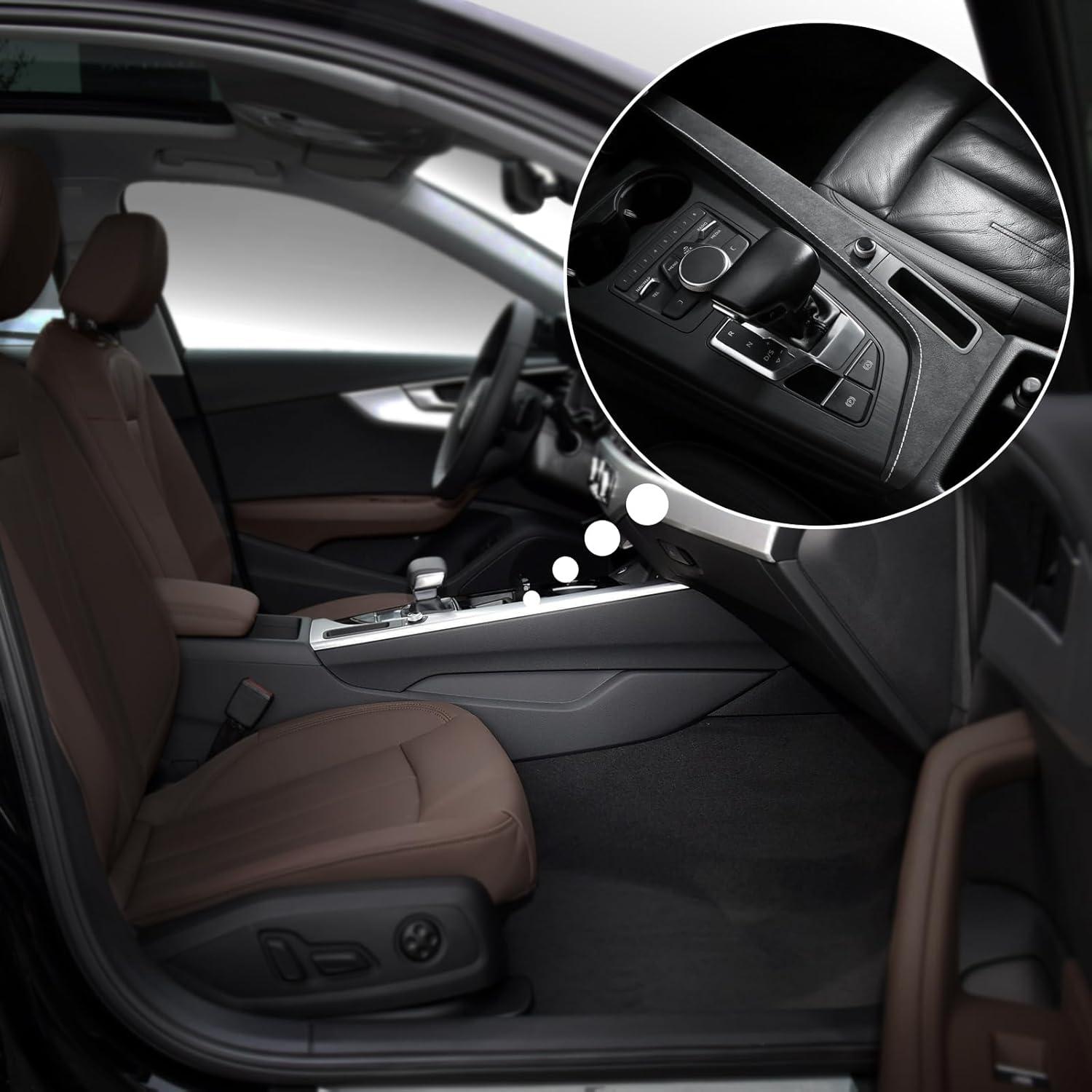 Sticker Decorativo Panel Cambio Marchas Audi A4 S4 B9 2017-2024 Alcántara