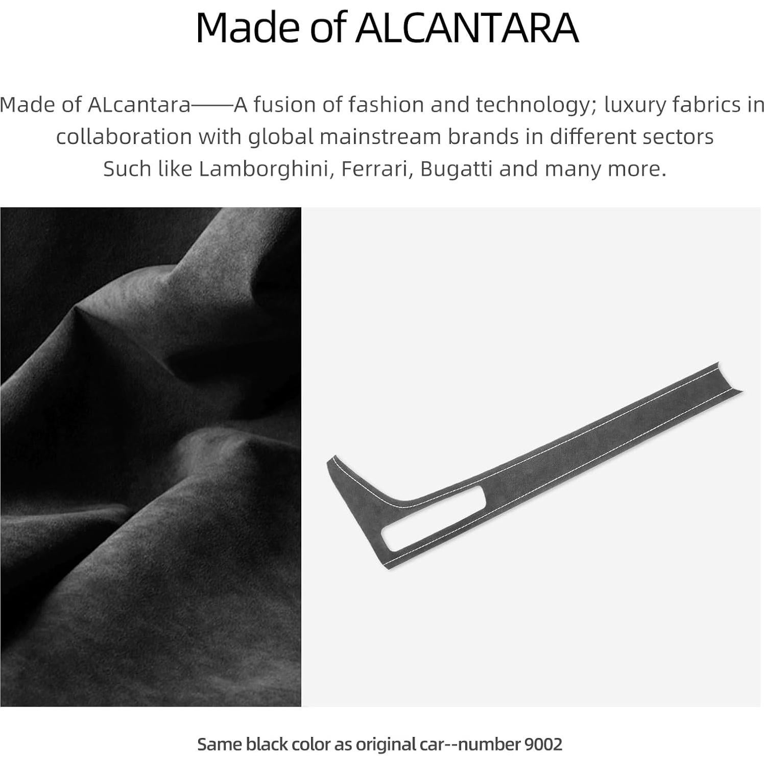 Sticker Decorativo Panel Cambio Marchas Audi A4 S4 B9 2017-2024 Alcántara