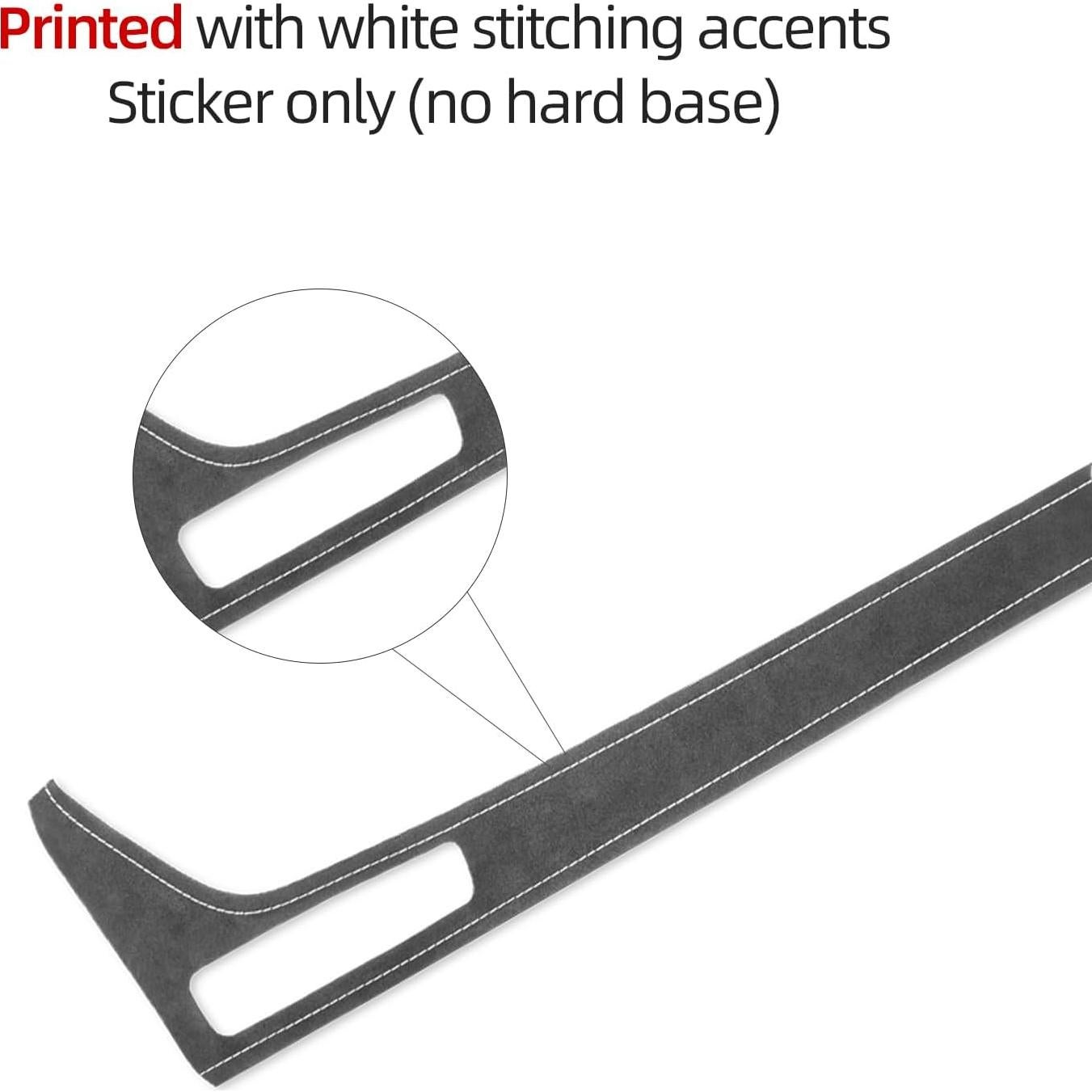 Sticker Decorativo Panel Cambio Marchas Audi A4 S4 B9 2017-2024 Alcántara