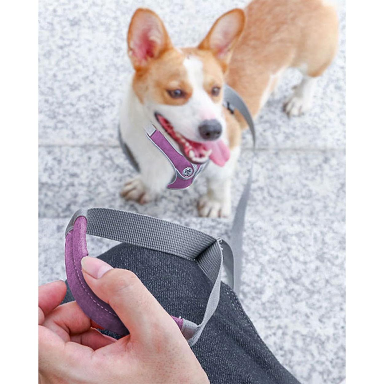 Arnés Ajustable para Perros Pequeños D.QingPei Púrpura S