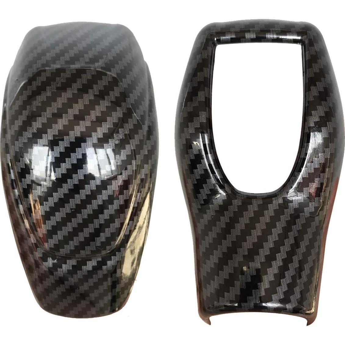 Cubierta Pomo Cambio Marcha Ruihe Fibra Carbono para Ford