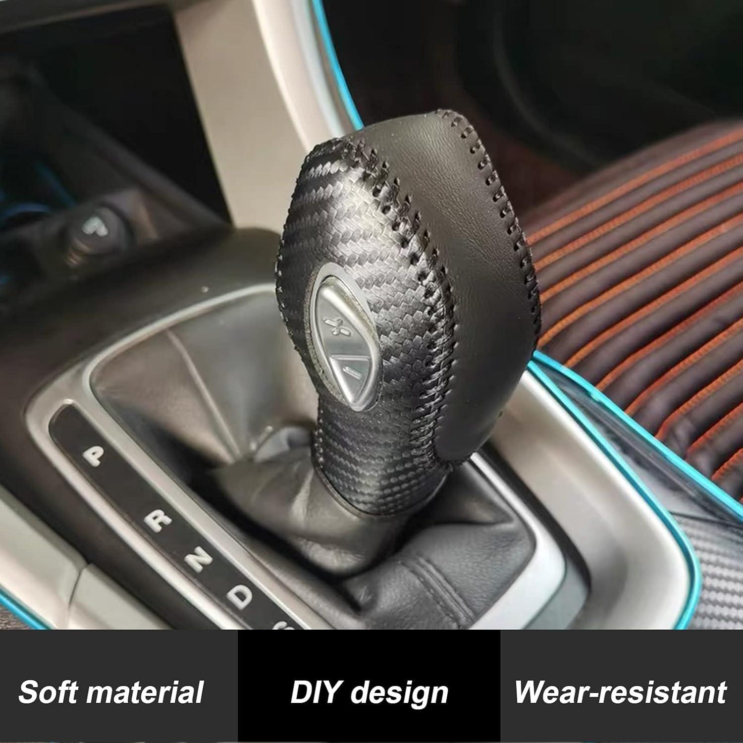 Cubierta de Palanca de Cambios de Cuero VEEVIIY para Ford