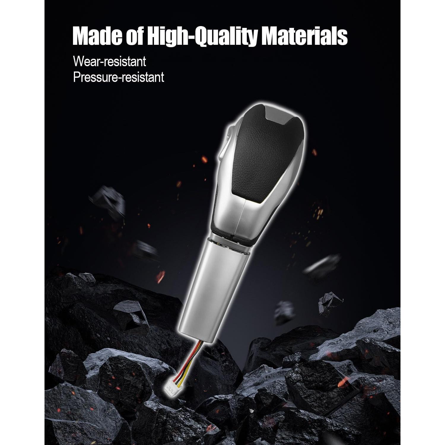 Gear Shift Knob Handle Assembly Fit for Ford Fiesta 2014 2015 2016 2017 2018 2019 Transmission Shift Knob Replace CN1Z-7213-CA CN1Z-7213-AA CN1Z7213CA