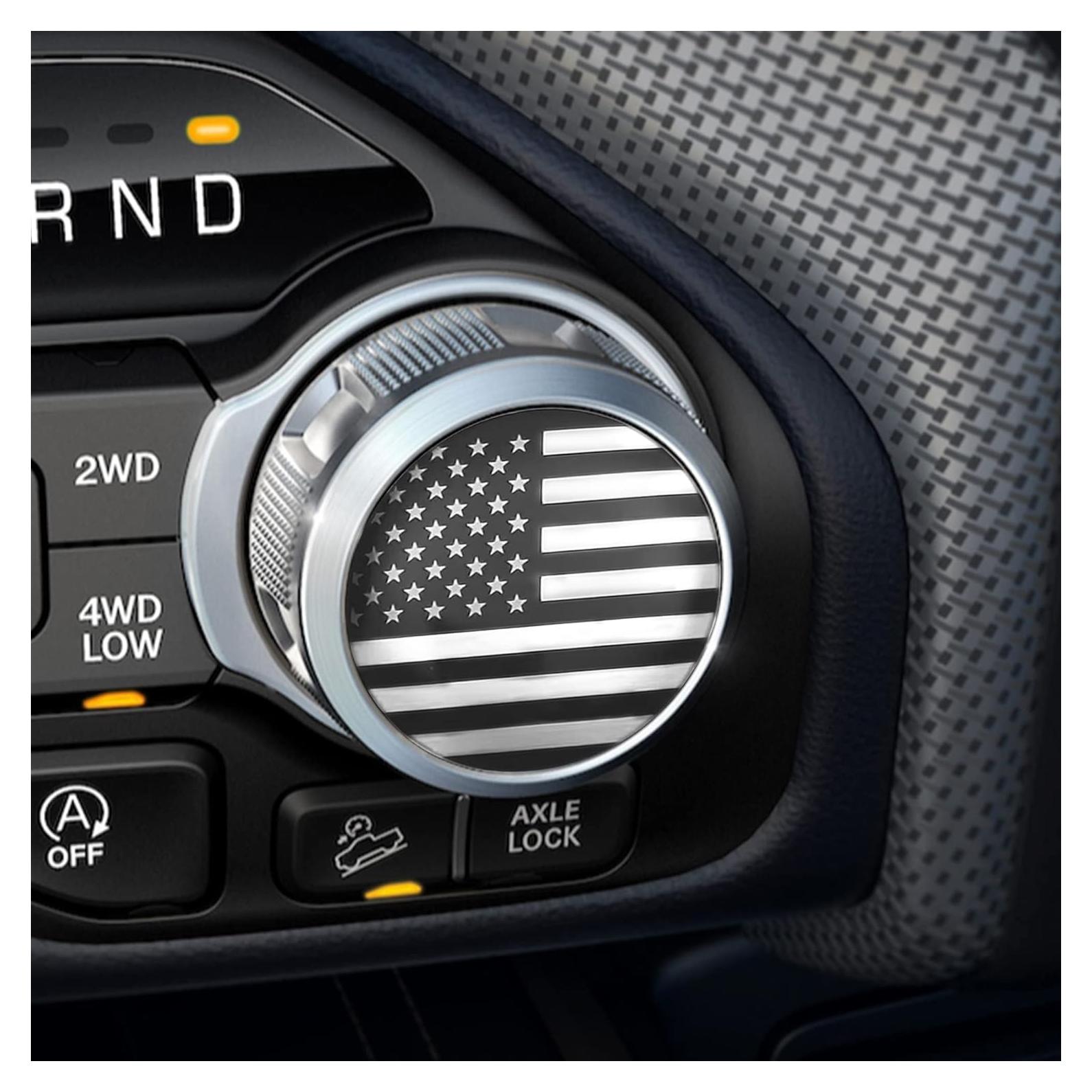 Placa de recorte Zhizhong con emblema bandera americana 3.63 cm