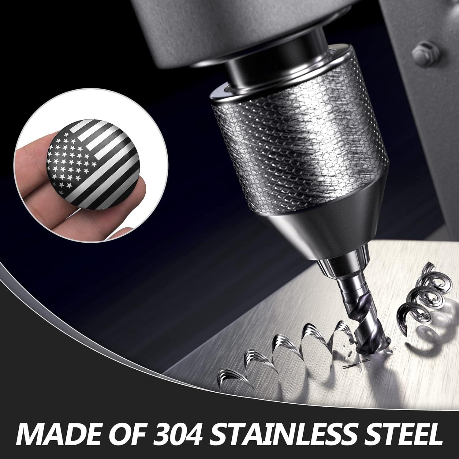 Placa de recorte Zhizhong con emblema bandera americana 3.63 cm